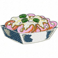 Foods And Sweets Embroidery Design 9 Foods And Sweets Embroidery Design 9